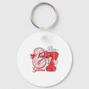 Porte-clés Six Seven Meme 67 Coquette Arc Saint-Valentin Femm
