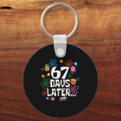 Porte-clés Six Seven Meme 67 Days Of School Later Funny Teach (Recto)