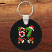 Porte-clés Six Seven Meme Christmas 67 Santa Funny Christmas (Recto)
