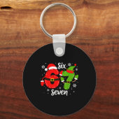 Porte-clés Six Seven Meme Christmas 67 Xmas (Recto)
