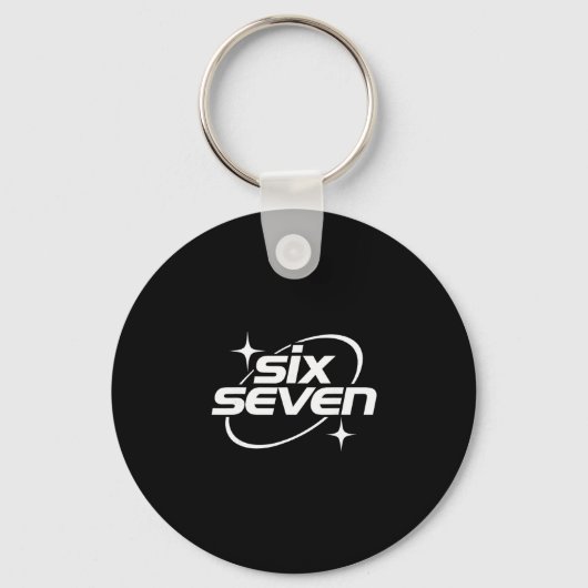 Porte-clés Six Seven Mème Cool Y2k 67 Argot Gen Alpha (Recto)