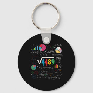 Porte-clés Six Seven Prof de Maths 67 Mème Racine Carrée 4489