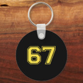 Porte-clés Six Seven Trending 67 Logo (Recto)