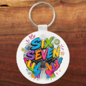 PORTE-CLÉS SIX SEVEN VIBES (Recto)