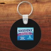 Porte-clés Sixsevenx Relief From Meme Numbers Parody Teacher  (Recto)