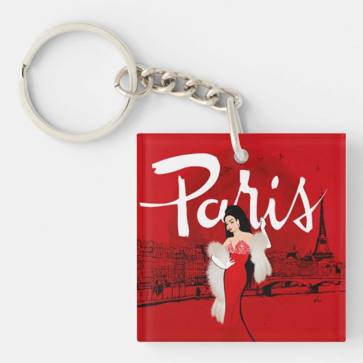 Porte-clés Sizzling à Paris (Devant)