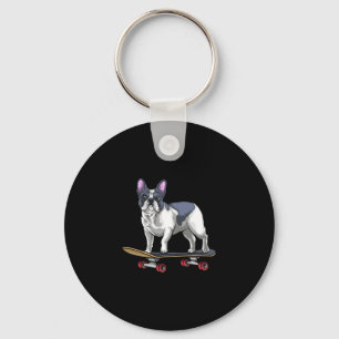 Porte-clés Skateboard Bulldog