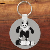 Porte-clés Skateboard Panda (Recto)