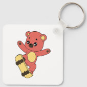 Porte-clés Skating Bear (Dos)
