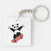 Porte-clés Skating Panda (Dos)