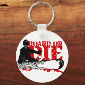 Porte-clés skeleboarder ou die. (Recto)