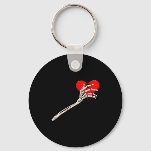 Porte-clés Skeleton Broken Heart Bones Divorce Breakup Heartb (Recto)
