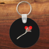 Porte-clés Skeleton Broken Heart Bones Divorce Breakup Heartb (Recto)