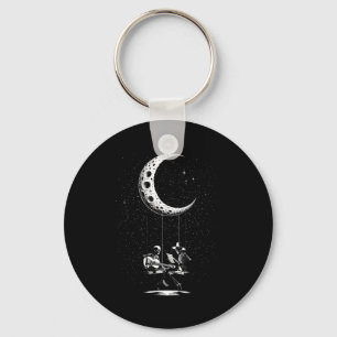 Porte-clés Skeleton Couple Moon Jouer Guitare Halloween