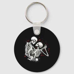 Porte-clés Skeleton Couple pour la Saint Valentin d'Halloween