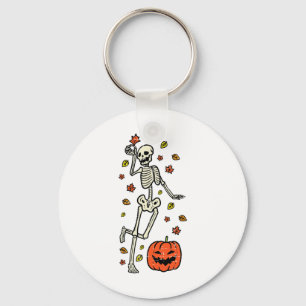 Porte-clés Skeleton Dance Citrouille Halloween Costume Automn