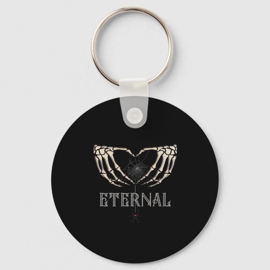 Porte-clés Skeleton Hands Heart Classic (Recto)