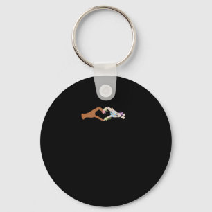 Porte-clés Skeleton Hands Heart Show Basic