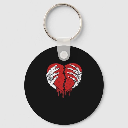 Porte-clés Skeleton Hands Hearts Classic Trending (Recto)