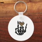 Porte-clés Skeleton Heart Hands Classic (Recto)