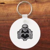 Porte-clés Skeleton Heart Hands Classic (Recto)