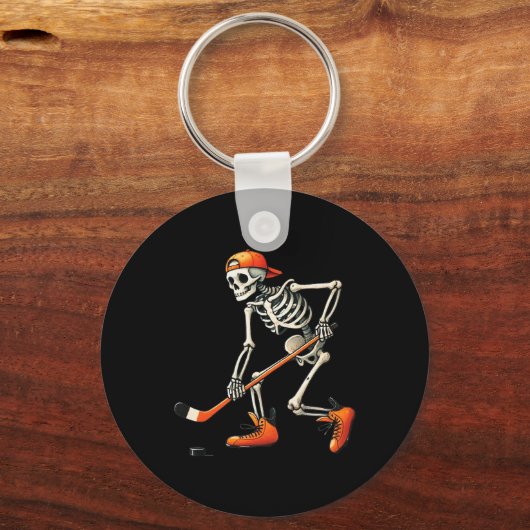 Porte-clés Skeleton Hockey Halloween Costume Sport Men Boys K (Recto)