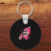 Porte-clés Skeleton It's Cold Outside Like My Heart Valentine (Recto)