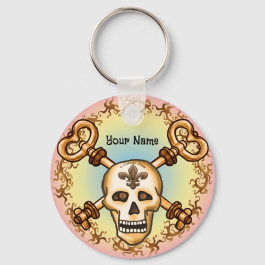 Porte-clés Skeleton Keys Biker (Recto)