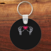 Porte-clés Skeleton Mains Coeur mignon (Recto)