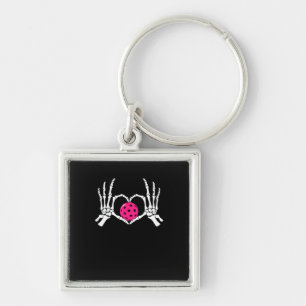 Porte-clés Skeleton Mains Coeur Signer Drôle Pickle Valentine