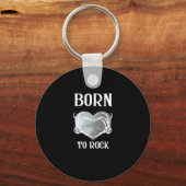 Porte-clés Skeleton Mains Grey Heart Graphic Pour Classique (Recto)