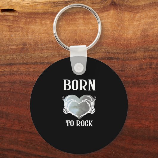 Porte-clés Skeleton Mains Grey Heart Graphic Pour Classique (Recto)