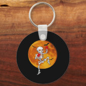 Porte-clés Skeleton Muay Thai Halloween Kickboxing MMA (Recto)