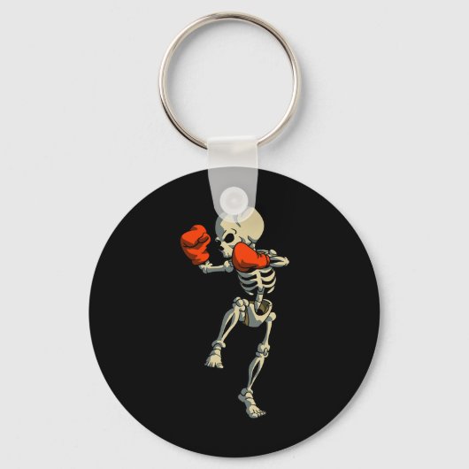 Porte-clés Skeleton Muay Thai Kick Boxe Mixed martial art Fun (Recto)