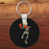 Porte-clés Skeleton Muay Thai Kick Boxe Mixed martial art Fun (Recto)