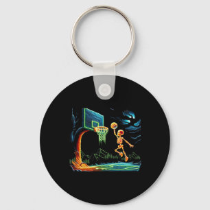 Porte-clés Skeleton Slam Dunk Hoop Sketll Halloween Hommes ga