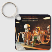 Porte-clés Skeletons dans un bar (Recto)