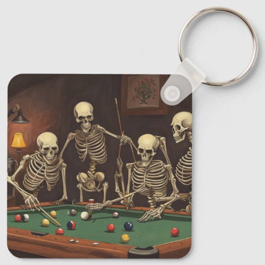 Porte-clés Skeletons dans un bar (Dos)