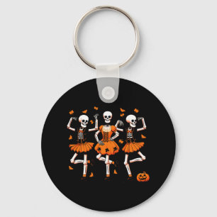 Porte-clés Skeletons de danse irlandaise Danse Éffrayante Hal
