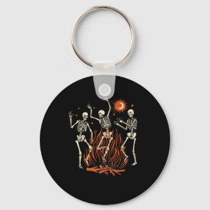 Porte-clés Skeletons de danse mystique d'Halloween