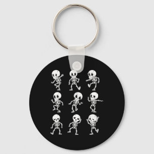 Porte-clés Skeletons d'Halloween Danser Costume drôle Hommes