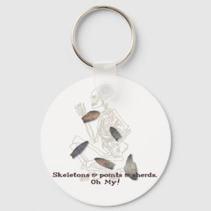 Porte-clés Skeletons, Points, & Sherds, Oh My!
