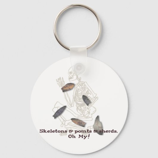 Porte-clés Skeletons, Points, & Sherds, Oh My! (Recto)