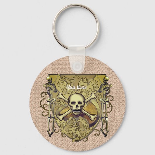 Porte-clés Skeletons Shield (Recto)