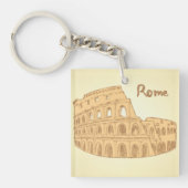 Porte-clés Sketch du Colisée de Rome (Devant)
