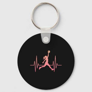 Porte-clés Sketll Girl Dunk Heartbeat Sketll Player Hoop Girl