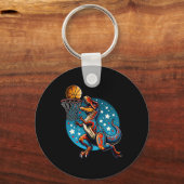 Porte-clés Sketll Player T-rex Dinosaur  (Recto)