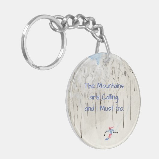 Porte-clés Ski (Devant gauche)