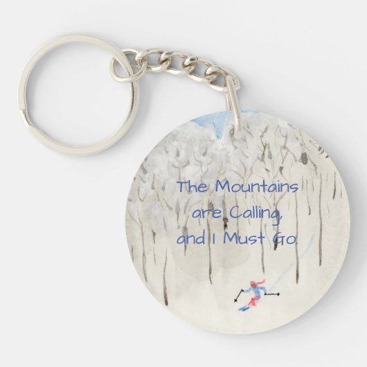 Porte-clés Ski (Devant)