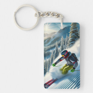 Porte-clés Ski